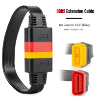 OBD2 Extension Cable for Launch X431/ Thinkdiag/Thinkcar Pro/EDiag 14.17IN/36CM