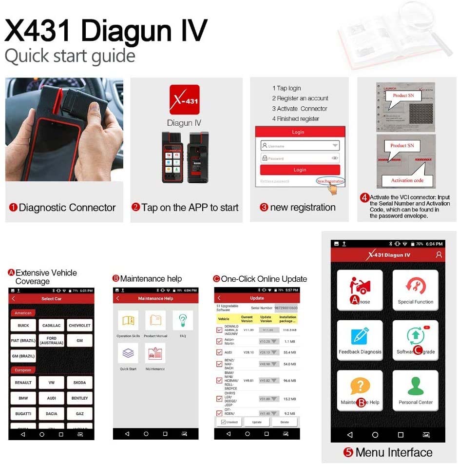 Launch X431 Diagun Software Update