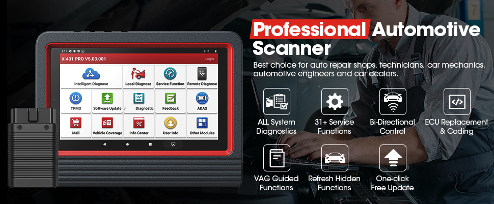 Launch X431 Pros V1.0 Auto Professional Diagnostic Tools, 31+